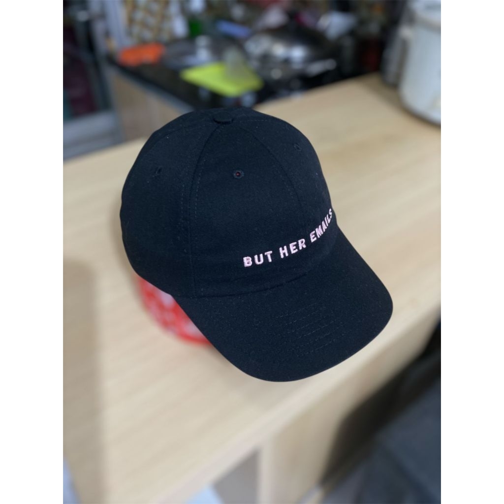 Topi Hitam simple caps USA preloved