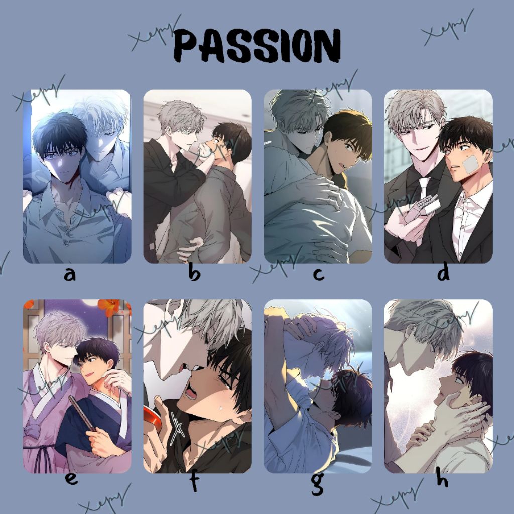 BELI 3 GRATIS 1 - PHOTOCARD PASSION MANHWA