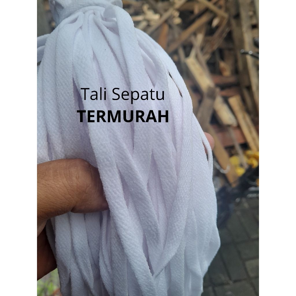 1 PSG Tali Sepatu | Tali Sepatu Putih | Tali Sepatu Hitam | Tali Sepatu Sekolah | Tali Sepatu Gepeng