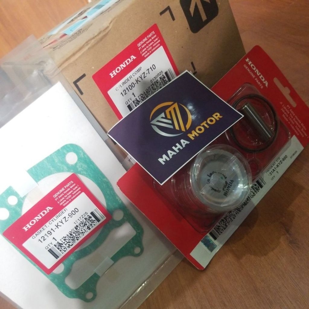 satu set blok seher supra x 125 helm in FI, kode 12100KYZ710+131A1KYZ900+12191KYZ900