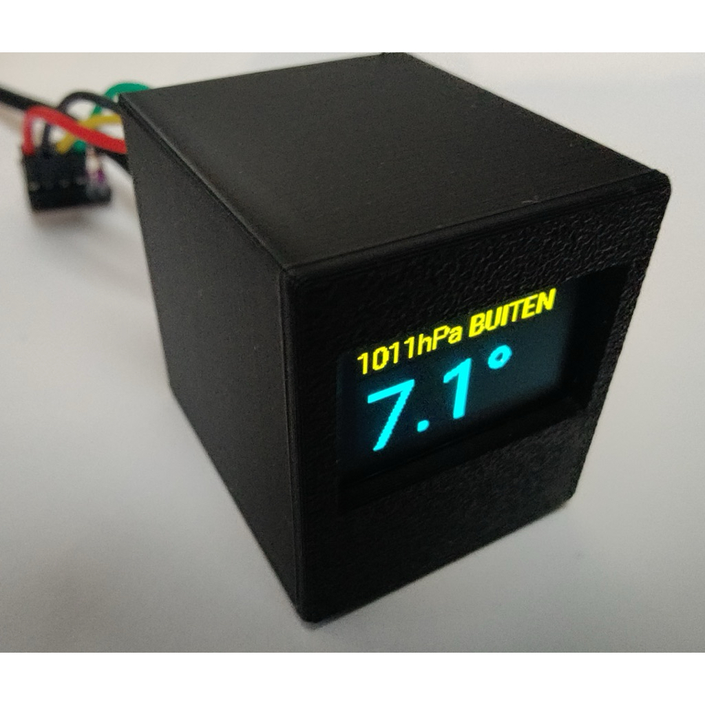 Kotak Pelindung Wemos D1 Mini dengan Layar OLED 0.96 Enclosure Case - Bisa untuk Dasai Mochi