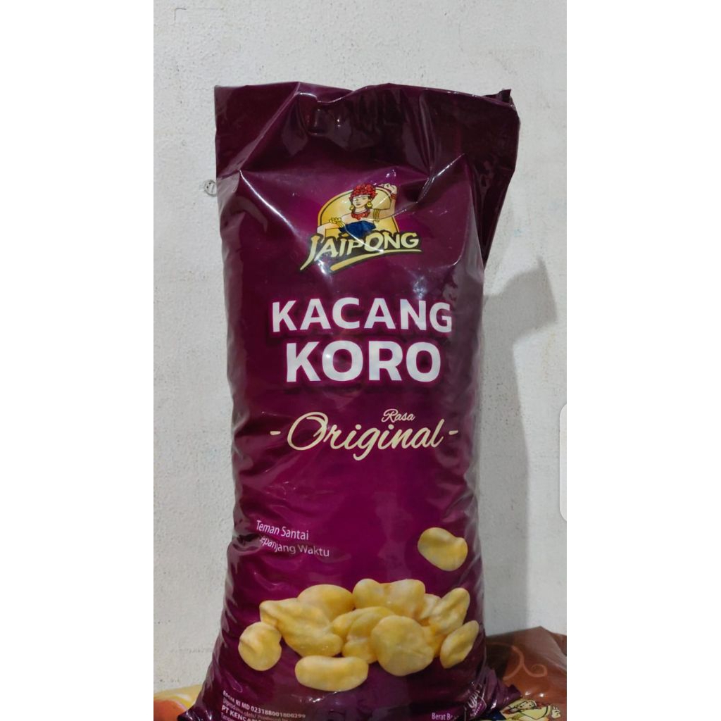 1 ball kacang koro ori kupas jaipong rasa asin gurih renyah enak cemilan kiloan grosir Snack murah b