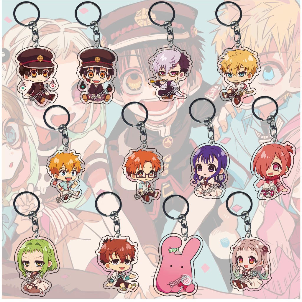 Gantungan Kunci Anime After-School Toilet Hanako-kun part 01-Tsukasa -Kou Minamoto-Tsuchigomori-Saku