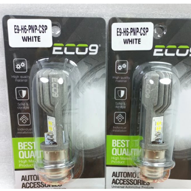 LAMPU DEPAN LED ECO9 LED MOTOR H6 PNP AC DC ORIGINAL ECO9