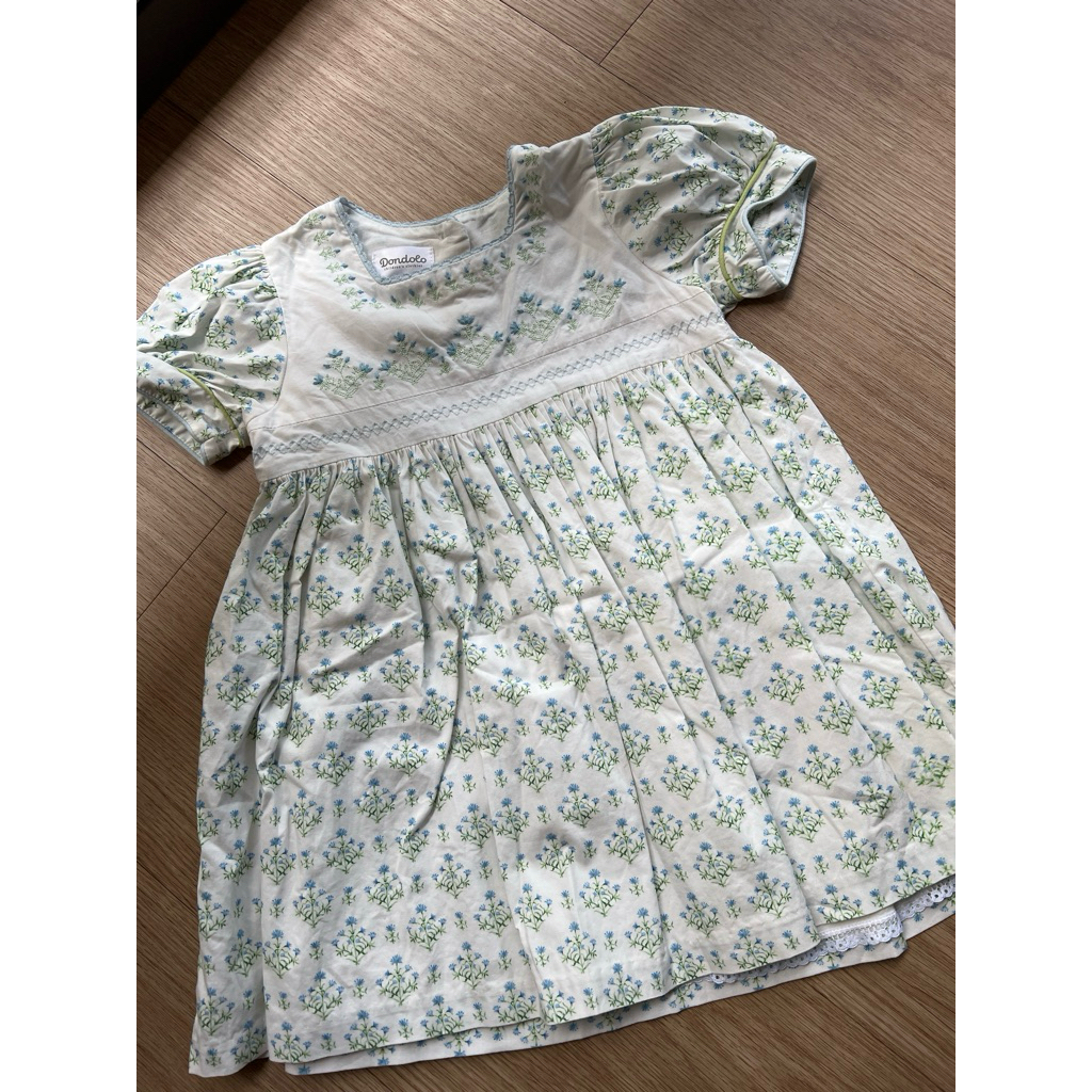 Dondolo Luxury Classic Dress Handmade size 2Y