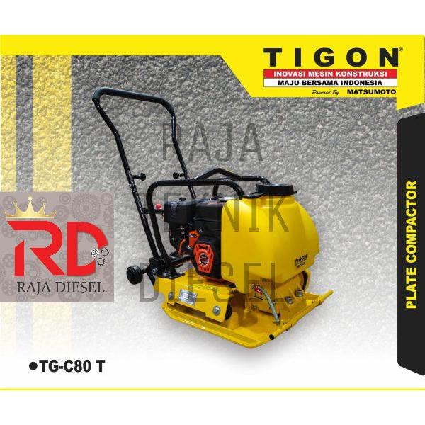 Mesin Stamper Kodok Plate Compactor TIGON TG-C80 T ORIGINAL TERBAIK
