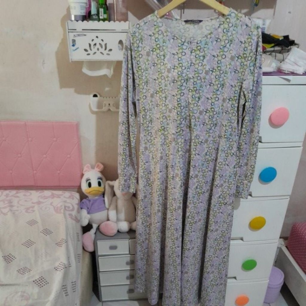 Dress Panjang Gamis Wanita ELZATTA L