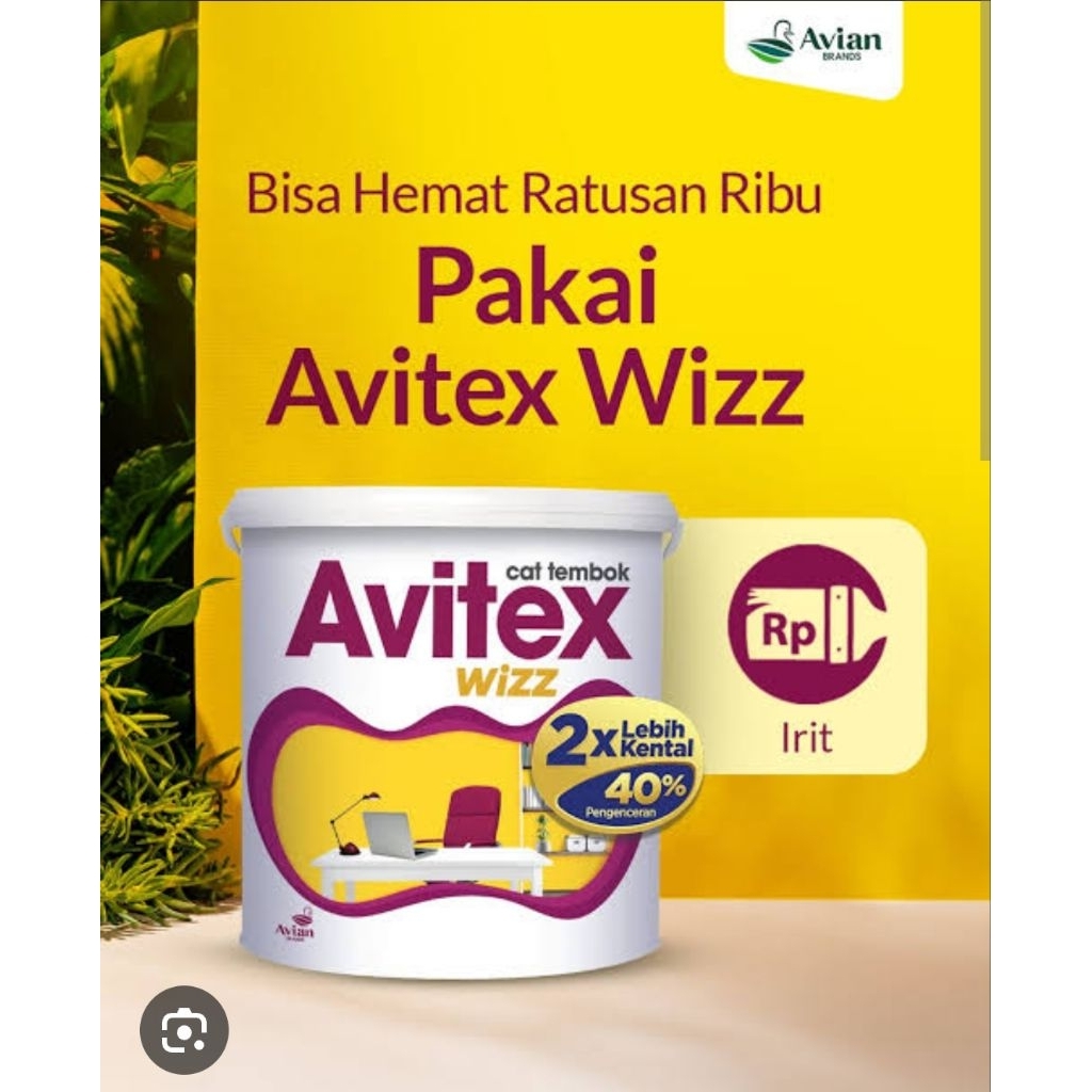 cat tembok AVITEK WIZZ 20 kg ember murah ekonomis berkualitas