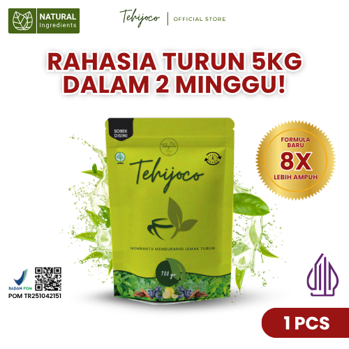 Tehijo.co | Teh Hijau 1pcs | Teh Hijau Diet Pelangsing | Obat Diet | Teh Diet | Slimming Tea | Minum