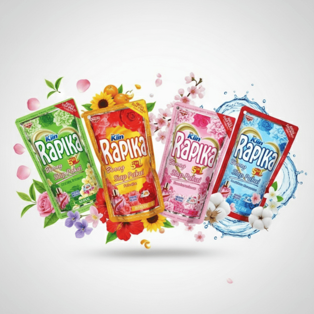 Rapika Biang 250ml Refill Purple Lovely Pink Murah Sachet