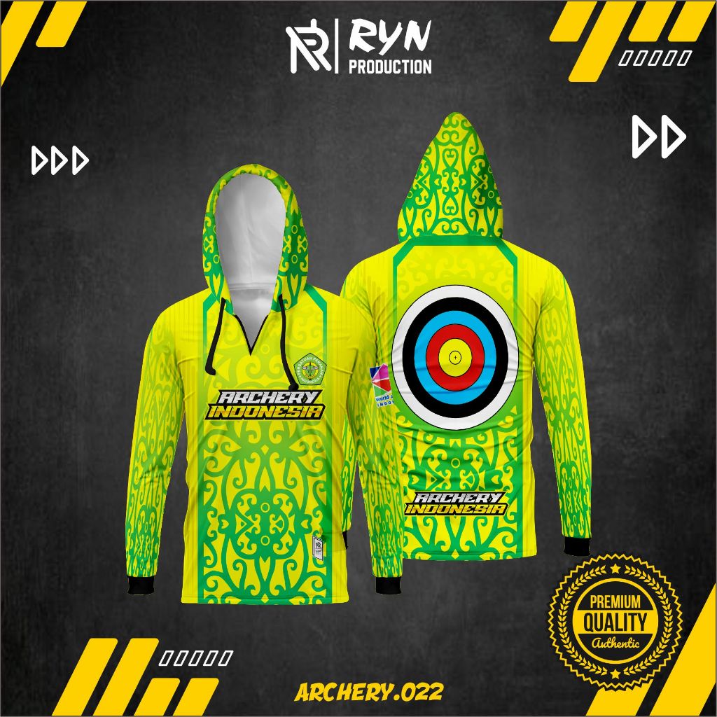 JERSEY ARCHERY PANAHAN FULL PRINTING FREE CUSTOM DESAIN - ARCHERY 022