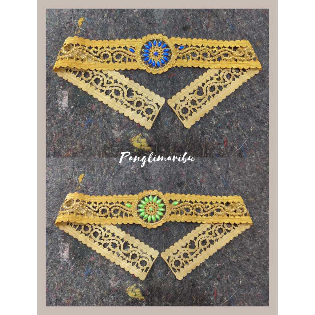 Bordir Obi Matahari Payet Swaroski/Sabuk Tari/Obi Matahari/Aksesoris Tari/Bordir Murah