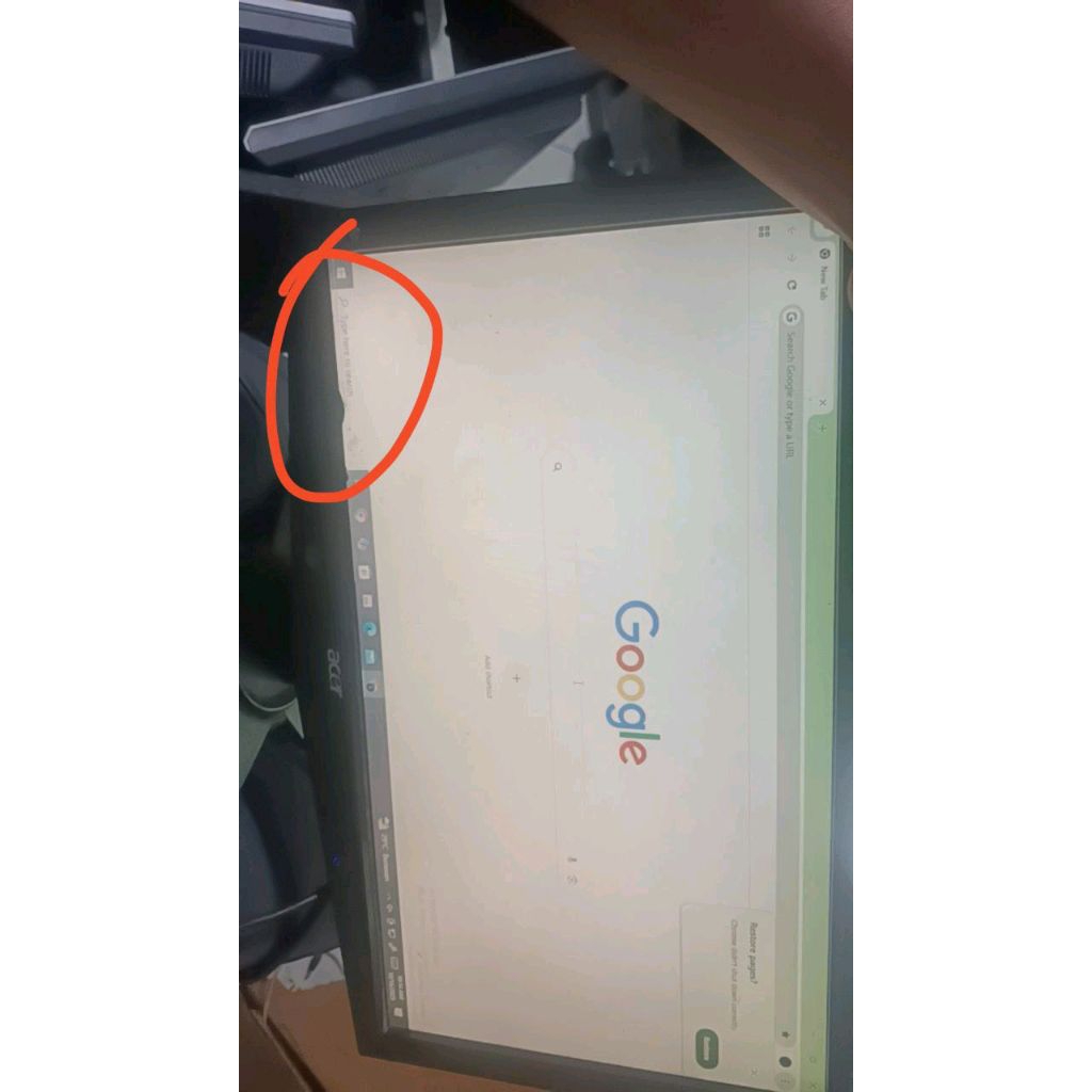 Monitor accer 19 in minus tompel