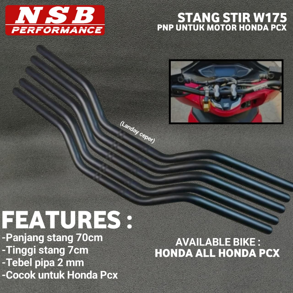 Stang Stir Pcx150 160 Cbu Model Ceper Replika W175 Lg55