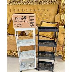 RAK 4 SUSUN PXTON / Rak 4 Susun Kanzai / Folded Box Penyimpanan Simple Plastik