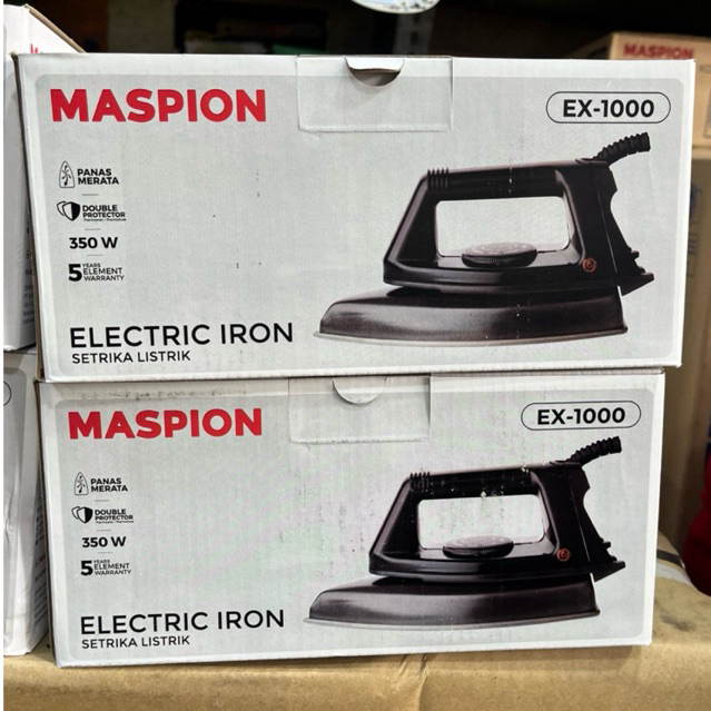 SETRIKA MASPION EX1000 / SETERIKA MASPION / GOSOKAN MASPION / SETRIKA MURAH / SETRIKA OTOMATIS MASPI