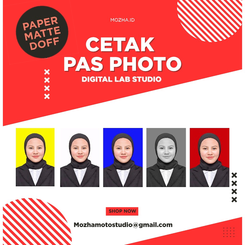 CETAK PAS FOTO LAB PAPER MATTE DOFF TIDAK PUDAR DAN LUNTUR