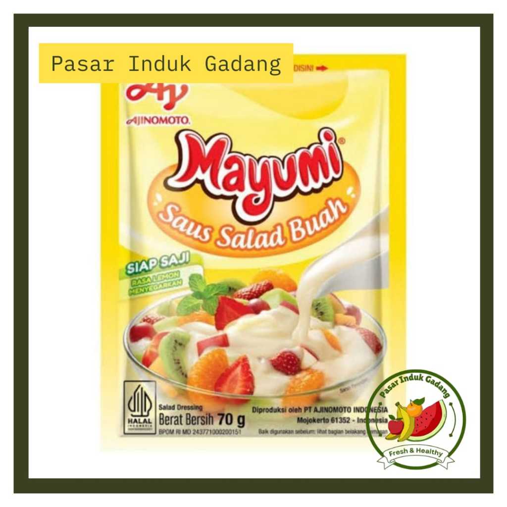 Mayumi saus salad buah, 70g