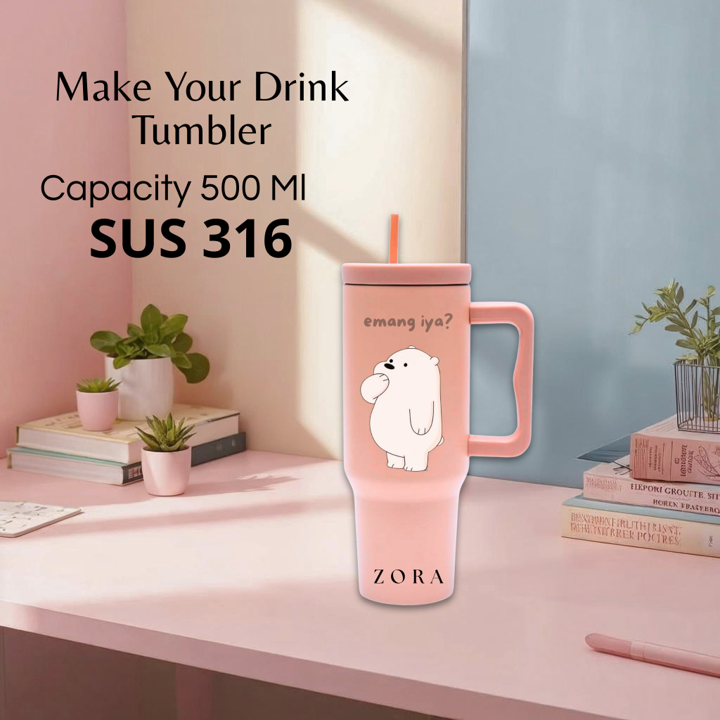 Tumbler Stainless Steel 1 Liter – Tahan Panas & Dingin, Elegan, Anti Bocor