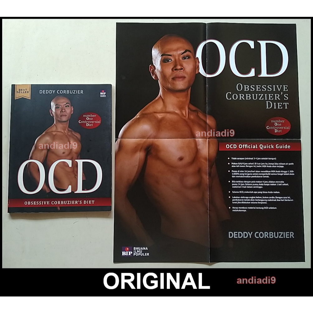 BUKU OCD OBSESSIVE CORBUZIER'S DIET DEDDY CORBUZIER 2007 ORIGINAL ASLI