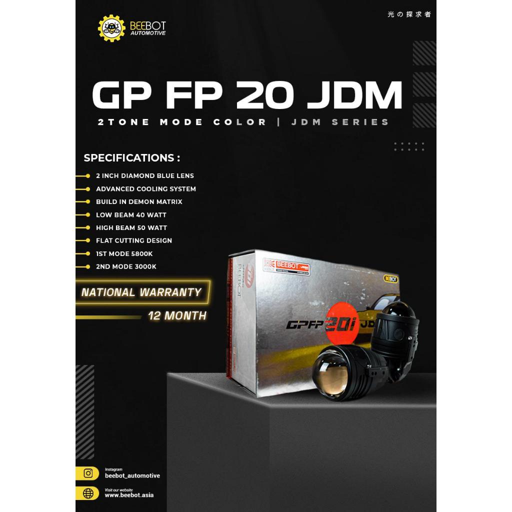 PROJECTOR FOGLAMP GP FP20 JDM 2 WARNA (PUTIH-KUNING) 2 INCH BEEBOT ( 2 PCS )