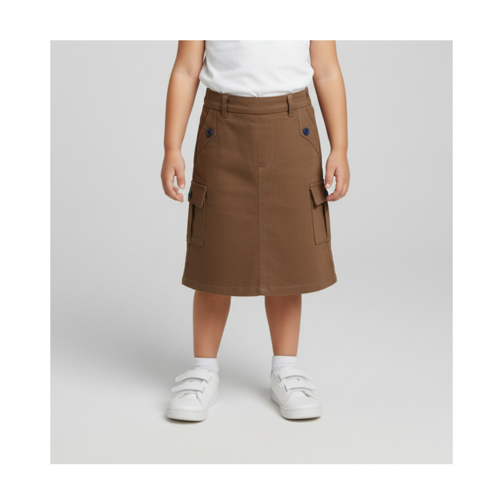Audi Rok Cargo Span Anak | Rok Span Anak Perempuan | Rok Cargo Span Ukuran 4-6