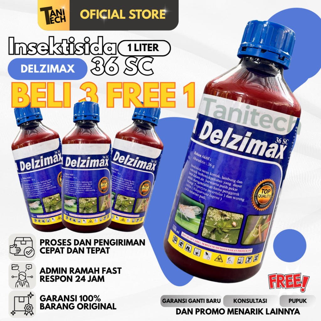 Insektisida DELZIMAX 1L Ampuh Kendalikan Hama Tanaman Pertanian