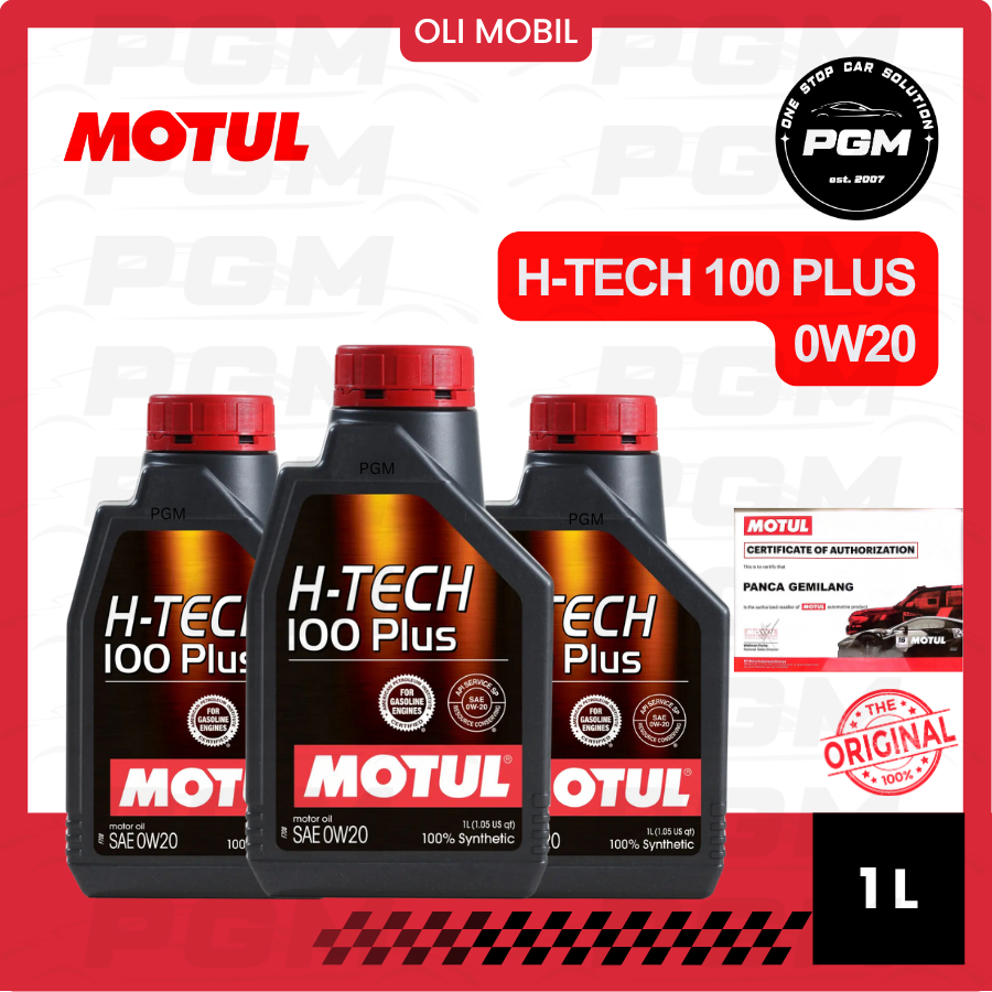 Oli Mobil Motul H-TECH 100 PLUS 0W20 1L (Dijamin Ori 100%)