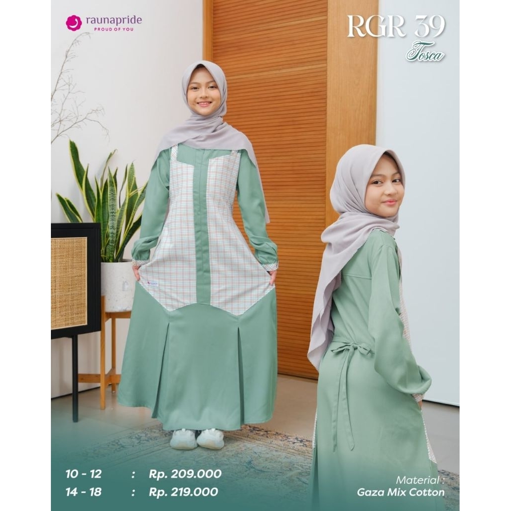 RAUNAPRIDE ORI 100% | Gamis Rauna | Rauna RGR 39 tosca