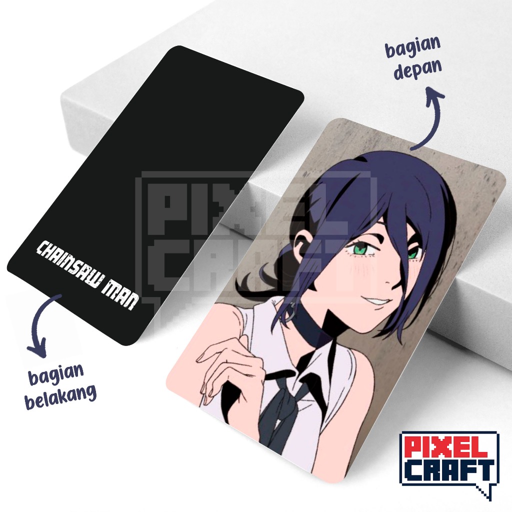 Photocard Karakter Anime CHAINSAW MAN (Chair ver.)