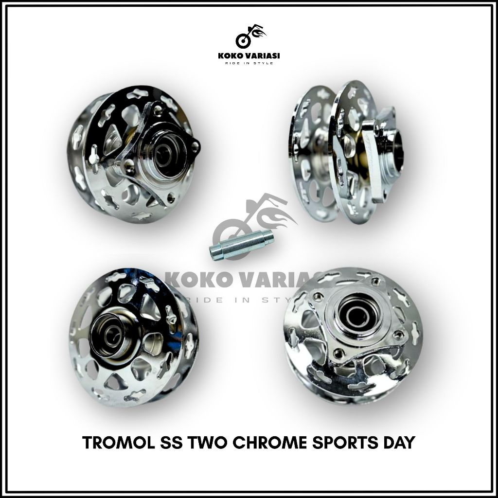 Tromol Depan SS Two SS2 Original Day Chrome