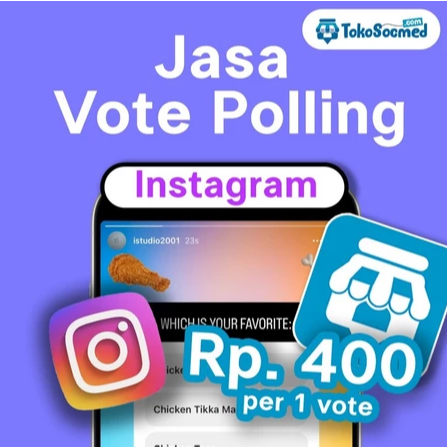 Jasa Vote IG FB TWITTER Youtube Vote Instagram Polling Semua social media bisa 