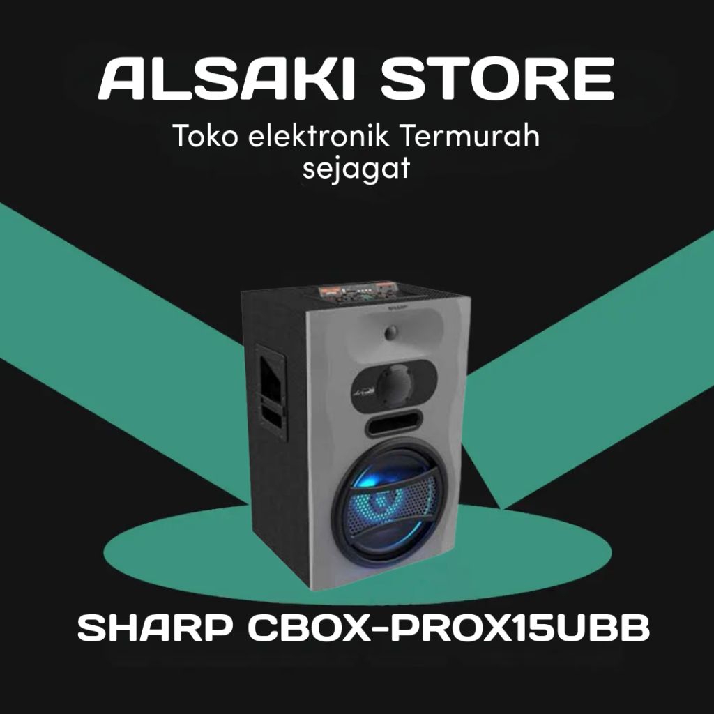 Sharp Active Speaker Pro - X Series CBOX-PROX15UBB