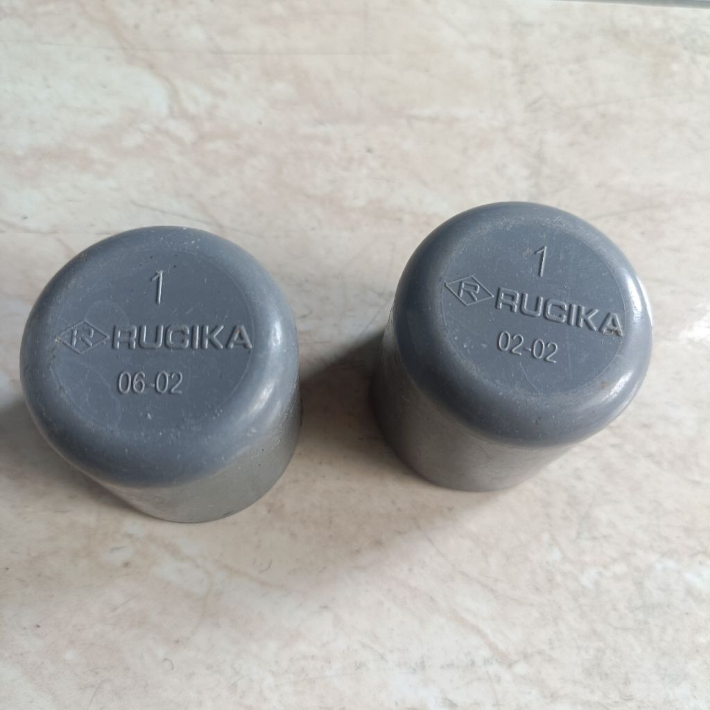 Dop tutup pipa 1 inch polos Rucika