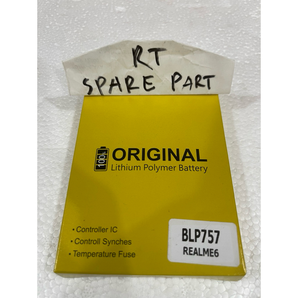 BATTERY ORIGINAL 100%(BLP757) Realme 6 Realme 6 Pro Realme 6i Realme 6s