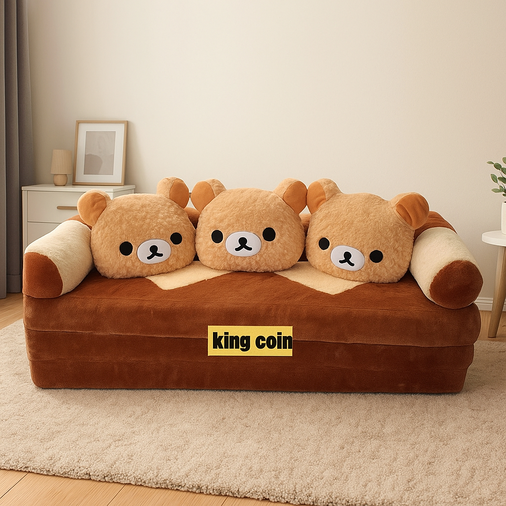 Sofa Bed Kasur Lipat Anak Karakter Bulu Rasfur Lembut