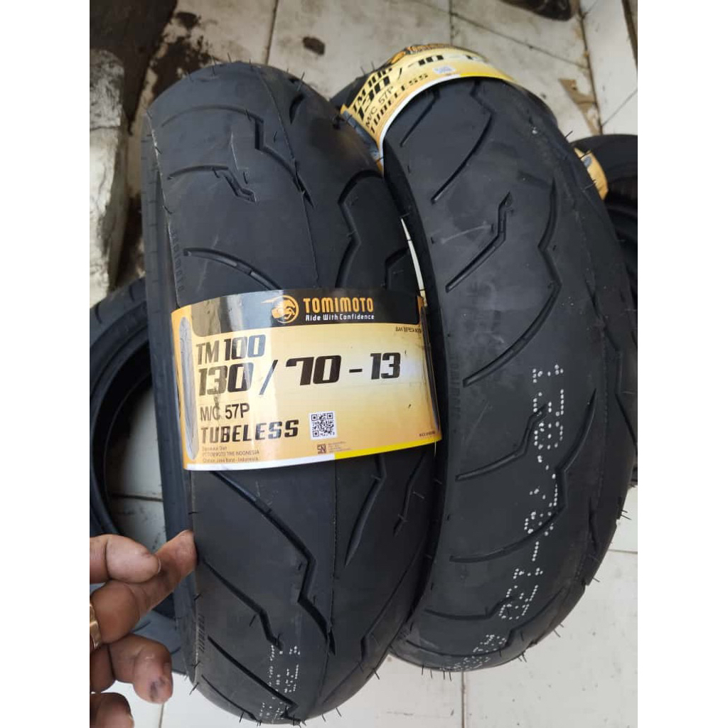 BAN TOMIMOTO TUBLES MOTOR 130/70 - 13 NMAX BELAKANG / PCX 150 / ADV 150