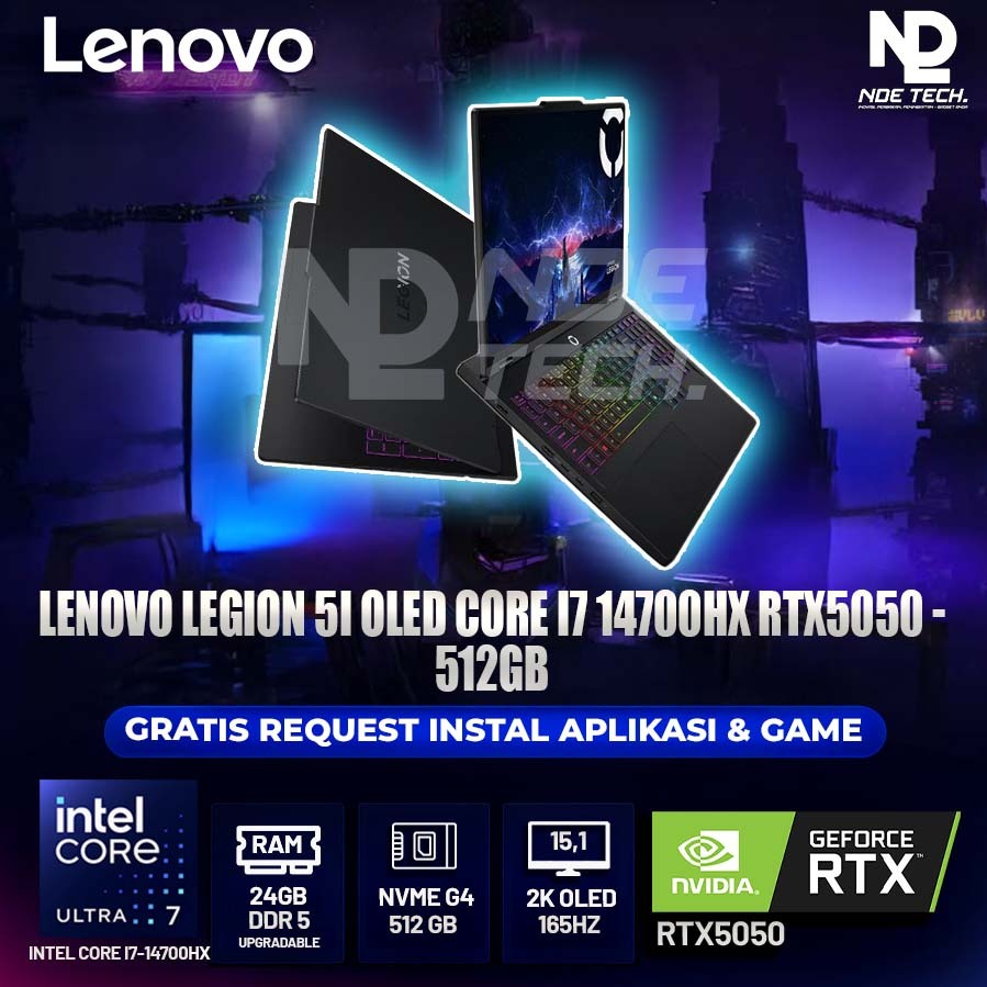 LENOVO LEGION 5I OLED CORE I7 14700HX RTX5050