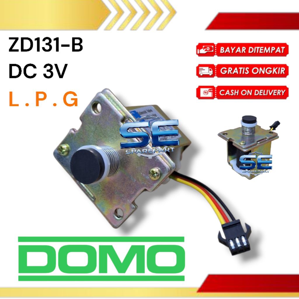 SELENOID VALVE WATER HEATER GAS LPG PEMANAS AIR DOMO DA-1006 API