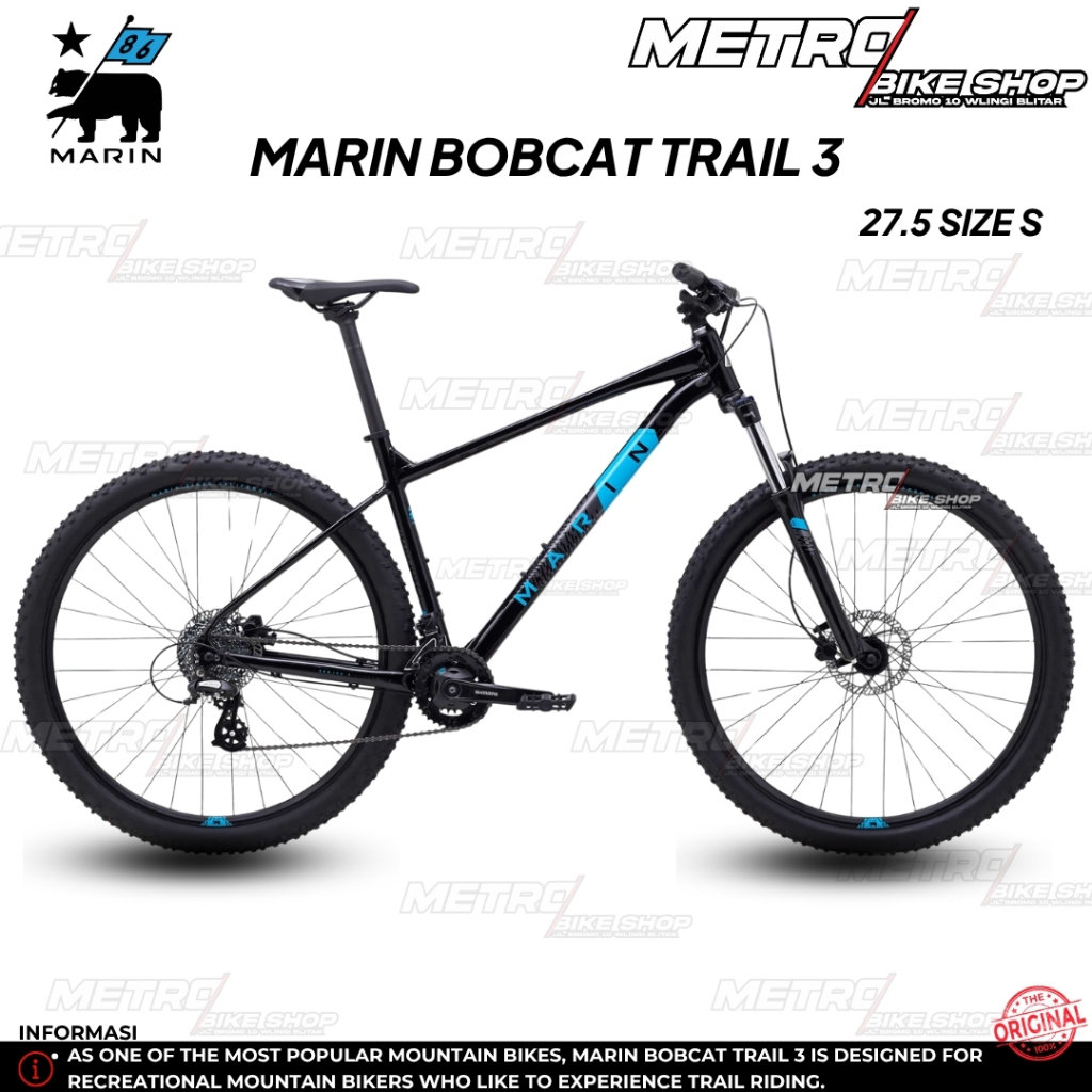 Marin Bikes Bobcat Trail 3 Sepeda gunung Marin Sepeda MTB Marin sepeda gunung 27.5 Hard trail bike