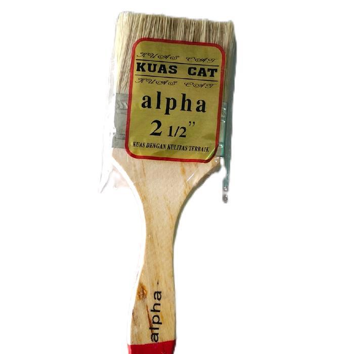 Kuas Cat 2 1/2" Gagang Kayu / Kuas Tembok / Kuas Lukis Tembok/ Kuas Gagang Kayu/ Kuas cat Tembok Mur