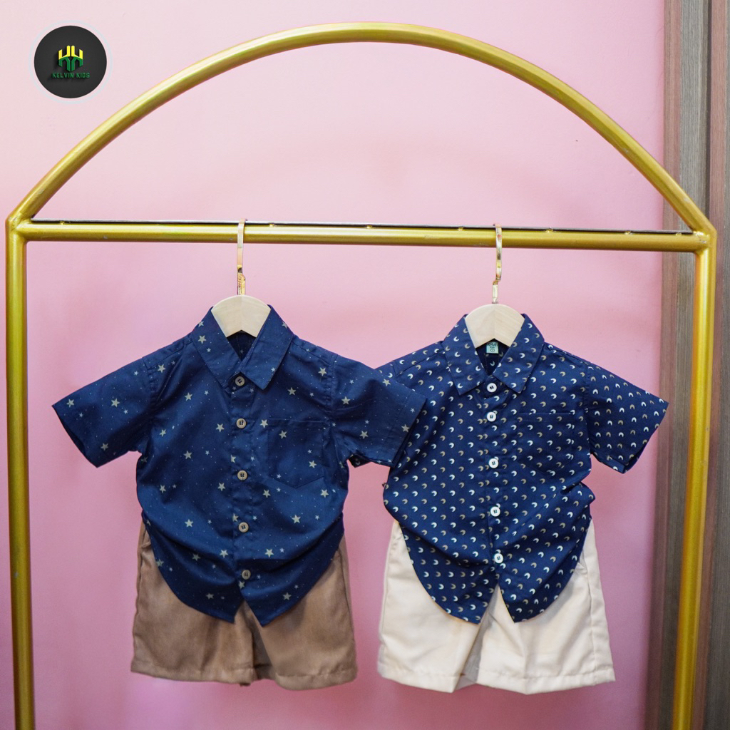 Kemeja Anak Laki Laki Kelvin Kids