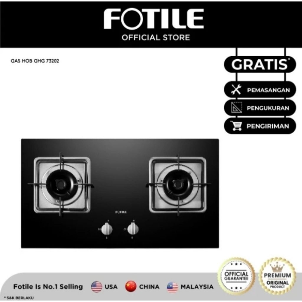kompor tanam fotile ghg73202