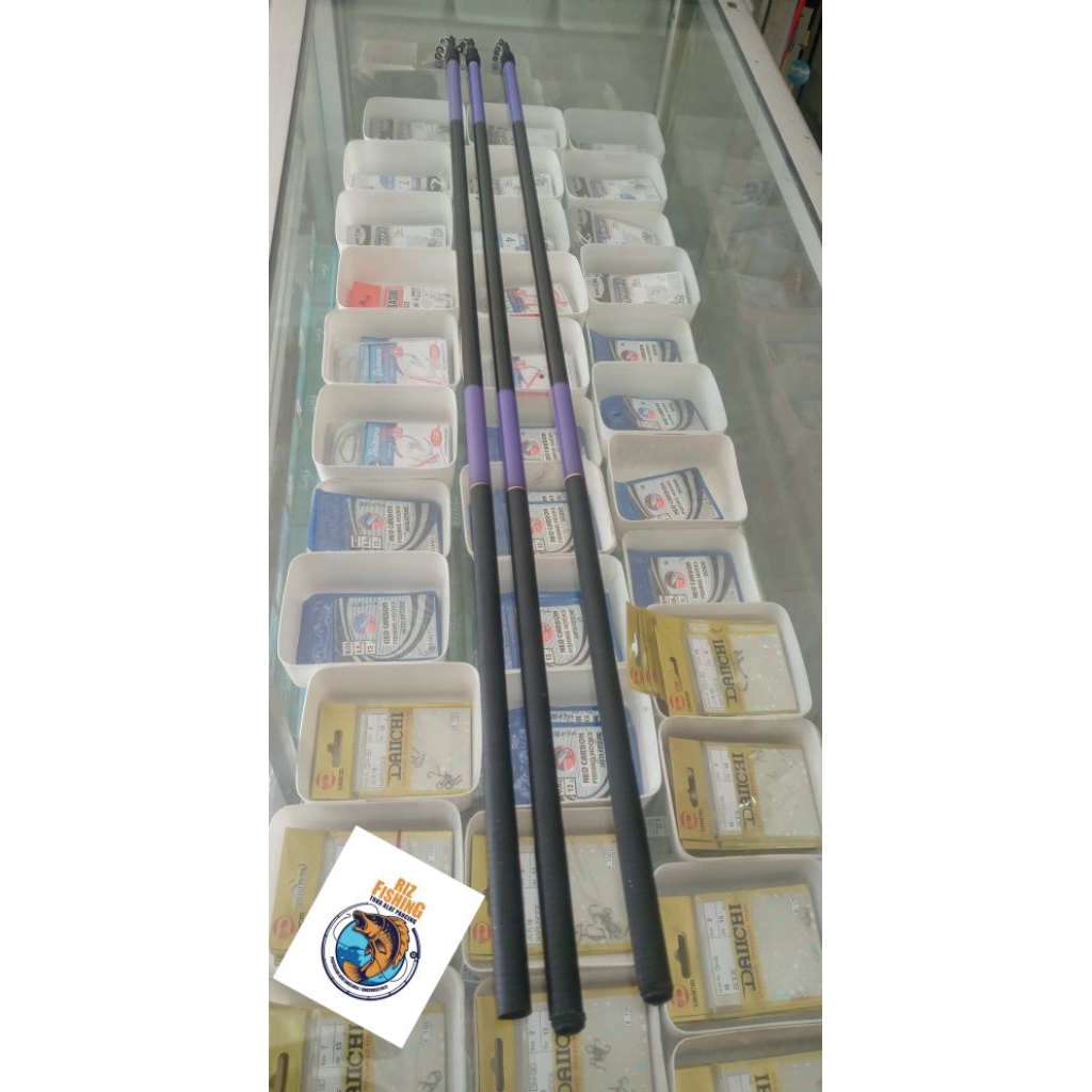 Joran tegek custom micro fishing 180 cm/Joran wader lentur telescopic
