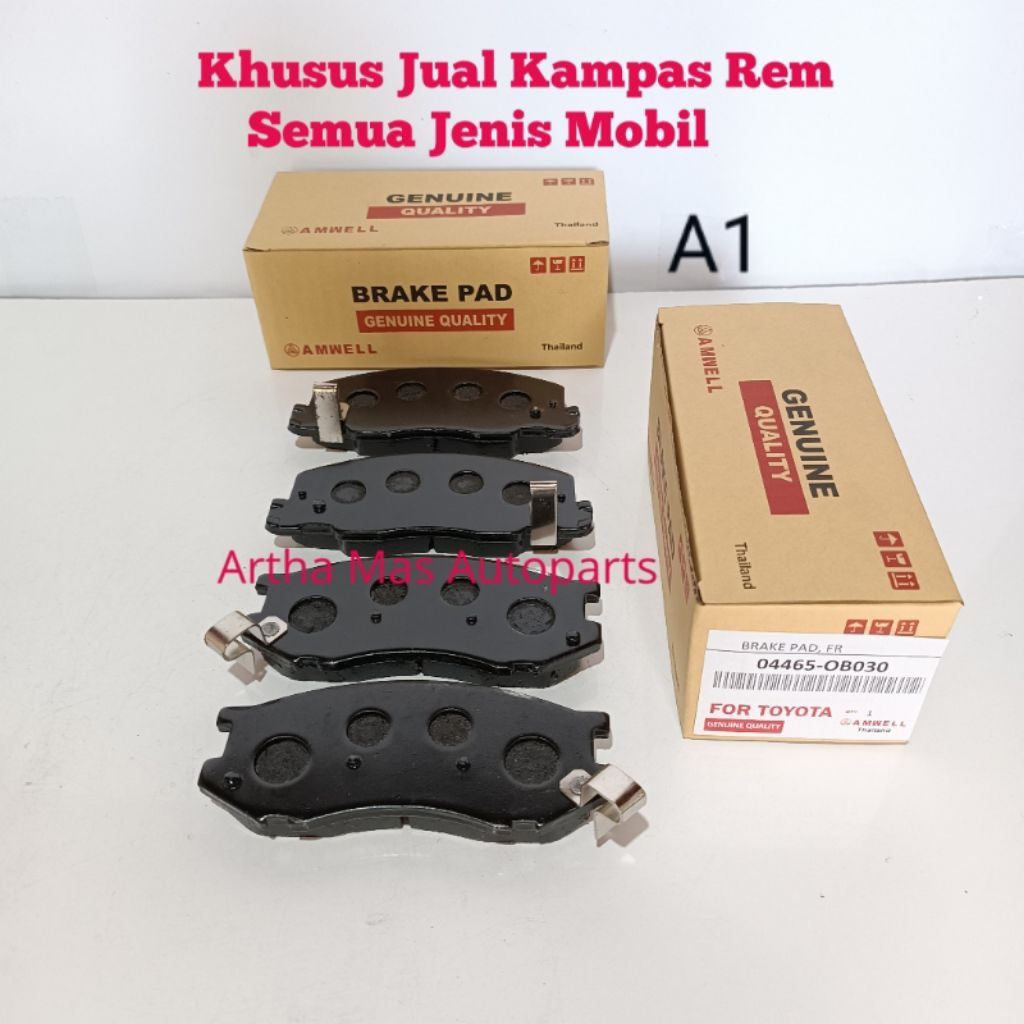 KAMPAS REM DEPAN KIJANG EFI2000 KIJANG KRISTA BRAKE PAD KIJANG EFI2000 KRISTA