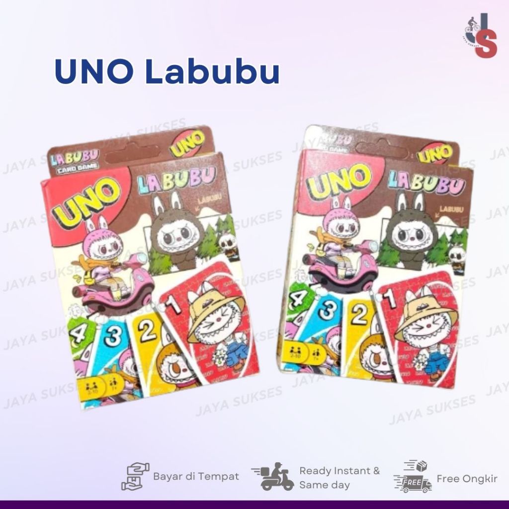[DISTRIBUTOR UN0] Kartu UNO Karakter Terbaru Mainan Kartu Motif Karakter LABUBU SANRIO HELLO KITTY B