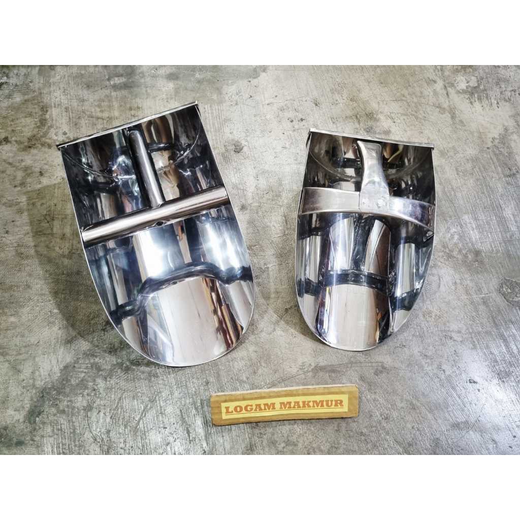 [PAKET COMBO] SEROK STAINLESS UKURAN BESAR & JUMBO / SENDOK SEKOP BERAS JAGUNG KEDELAI SEMEN TEPUNG