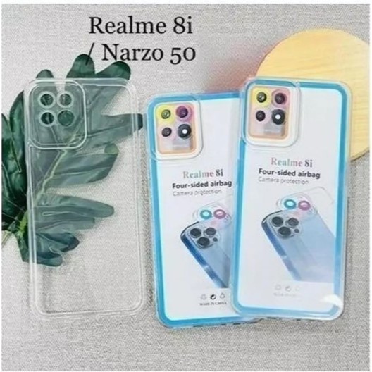 CASE Airbag Realme 8 5G/Realme 8i/Realme 8 Pro/Realme 9i/Realme 9 Pro CLEAR CASE BENING Transparant