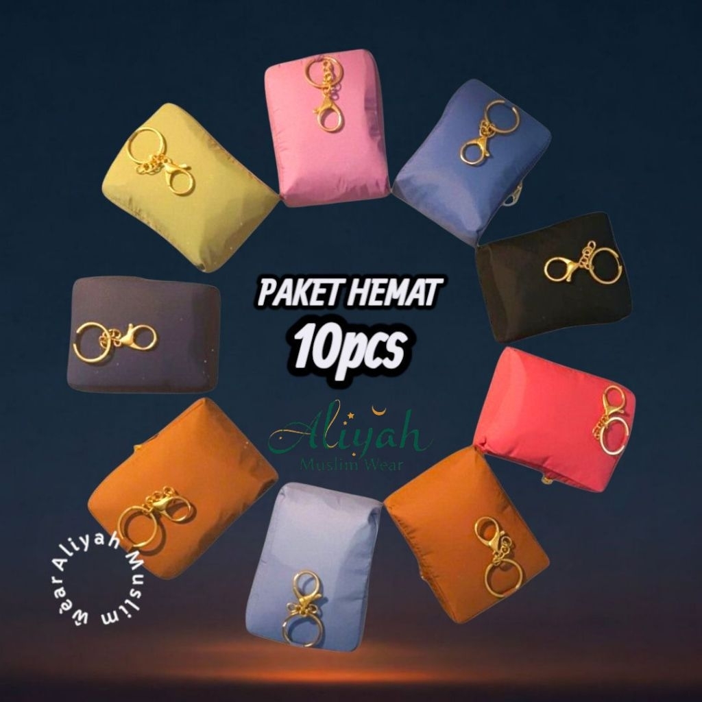 Grosir Mukena dewasa travelling2in1 Parasut korea isi10 (1/2 kodi)