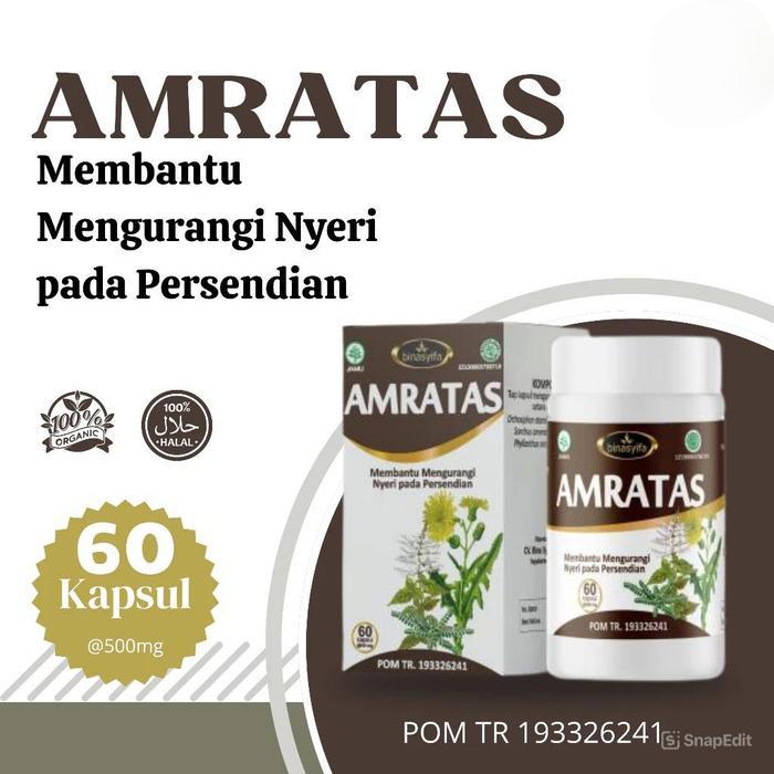 AMRATAS Obat Herbal Asam Urat Nyeri Sendi Lutut